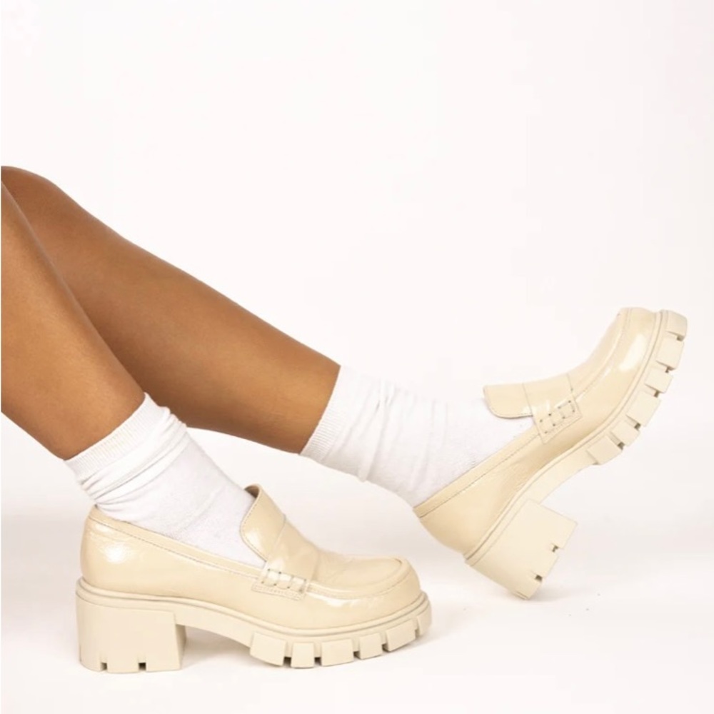 L’Intervalle Nude Leather Loafers - 37
